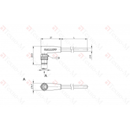 Разъем с кабелем Balluff BCC M324-0000-20-003-PX0434-020