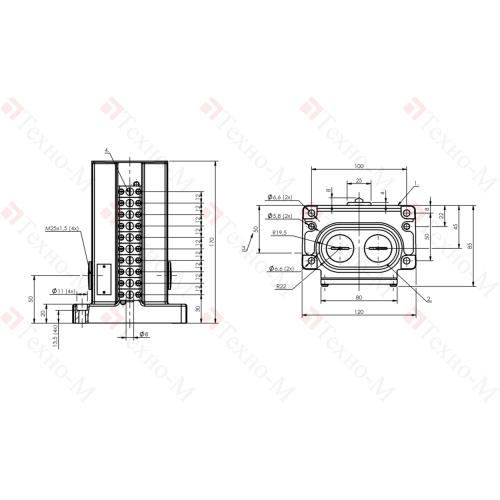Блочный выключатель Balluff BNS 819-D10-E12-100-10