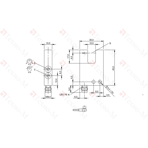 Щелевой датчик Balluff BGL 10A-001-S49