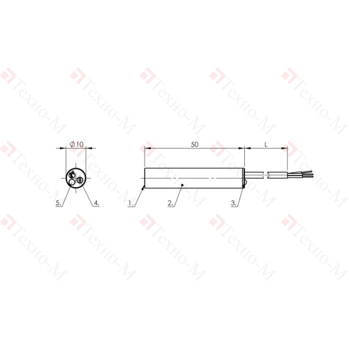 Емкостной датчик Balluff BCS G10T4H-PSM40C-EP02