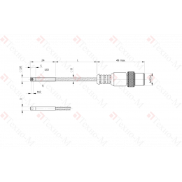 Магнитный датчик для цилиндра Balluff BMF 243K-PS-C-2A-SA93-S4-00,3