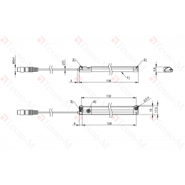 Датчик линейных перемещений Balluff BMP 01-EL1PP21A-0128-00-P00,5-S75