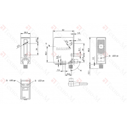 Оптический датчик Balluff BOS 50K-NA-RE10-S4