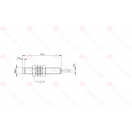 Индуктивный датчик расстояния Balluff BAW M08EI-UAD25F-BP03