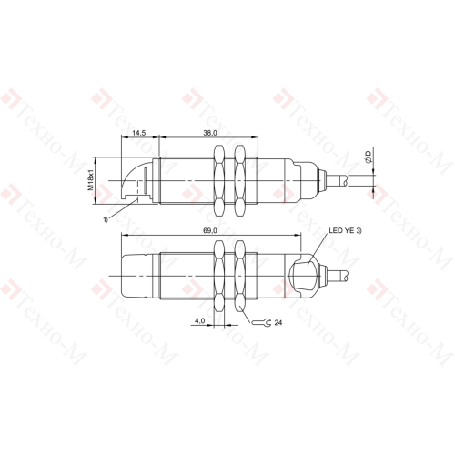 Оптический датчик Balluff BOS 18MR-XT-LS10-02
