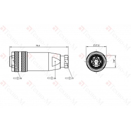 Разъем Balluff BCC A335-0000-10-000-81X5A5-000