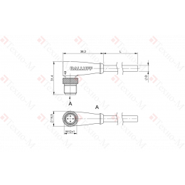 Разъем с кабелем Balluff BCC M424-0000-2A-014-VS8434-020