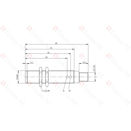Индуктивный датчик Balluff BES M18EP1-USU50S-S21G-S