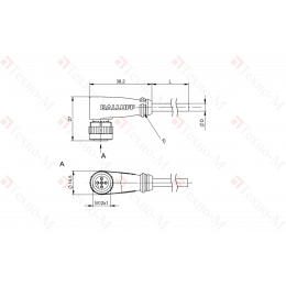 Разъем с кабелем Balluff BCC M425-0000-1A-003-PH0434-050