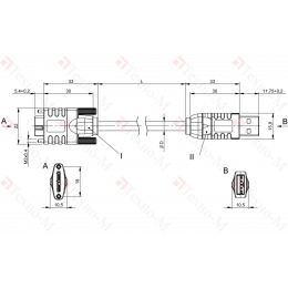 Соединительный кабель Balluff BCC U0AA-U019-90-736-Z19004-010