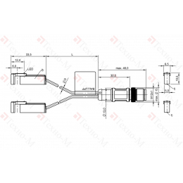 Магнитный датчик для цилиндра Balluff BMF 305K-PS-C-2-SA95-S4-00,3