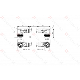 Соединительный кабель Balluff BCC A323-A323-30-345-VX43W6-020