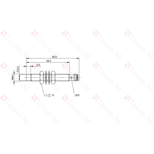 Индуктивный датчик Balluff BES M08EH-NSC40F-S49G