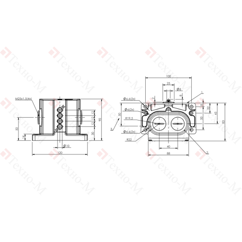 Блочный выключатель Balluff BNS 819-D04-R12-100-10