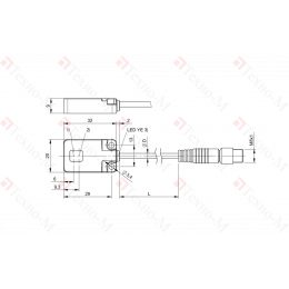 Оптический датчик Balluff BOS R01E-PS-KR20-00,2-S49