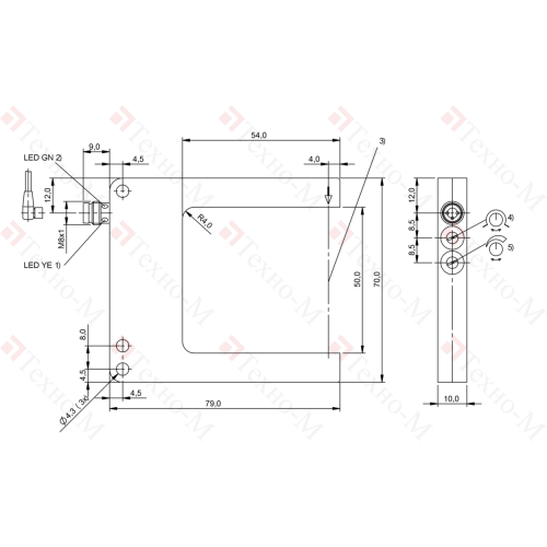 Щелевой датчик Balluff BGL 50A-008-S49