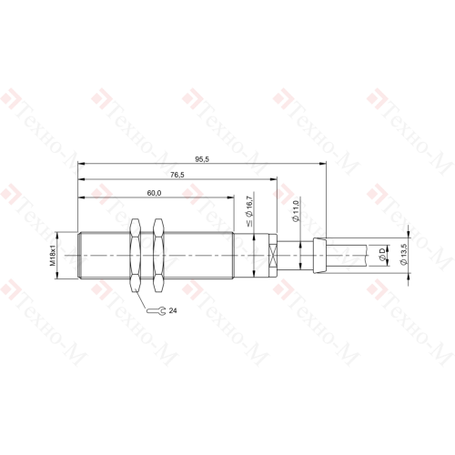 Индуктивный датчик Balluff BES 516-105-SA2-05