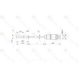 Индуктивный датчик Balluff BES 516-3007-SA4-00,4