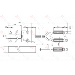 Оптоволоконный кабель Balluff BFO D13-LG-05-EAK-30-02