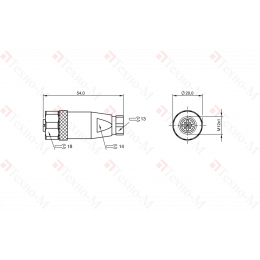 Разъем Balluff BCC S435-0000-1A-000-41X575-000