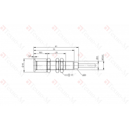 Индуктивный датчик Balluff BES M12MF2-PSC40F-BV02-EXE