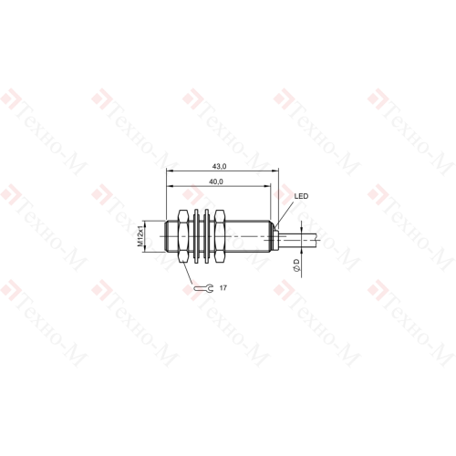 Индуктивный датчик Balluff BES M12MG-GOC30B-BV10