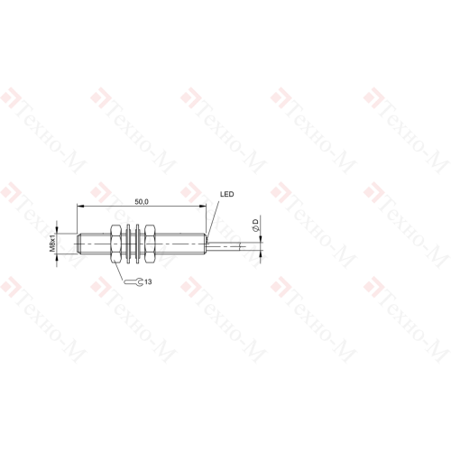 Индуктивный датчик Balluff BES M08MI-NSC15B-BV03