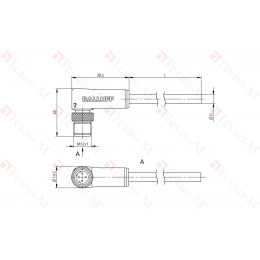 Разъем с кабелем Balluff BCC M424-0000-2D-032-PS54N2-030