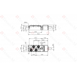 Распределительная коробка Balluff BPI 4M3040-5K-B0-KPXA0-050