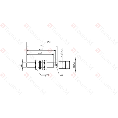 Индуктивный датчик Balluff BES M08EG1-NSC15S-S04G-S
