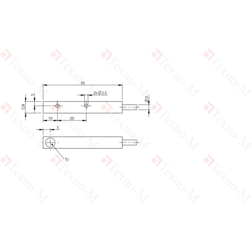 Индуктивный датчик Balluff BES Q08EC-PSD20B-ES05