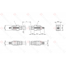 Соединительный кабель Balluff BCC HA78-HA78-9D-334-PS54N2-006