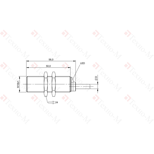 Индуктивный датчик Balluff BES M18MI-POC80B-BV03