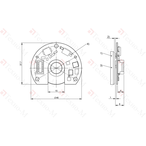 Магнитный энкодер Balluff BML BM1-NG01-BK04-QRF5