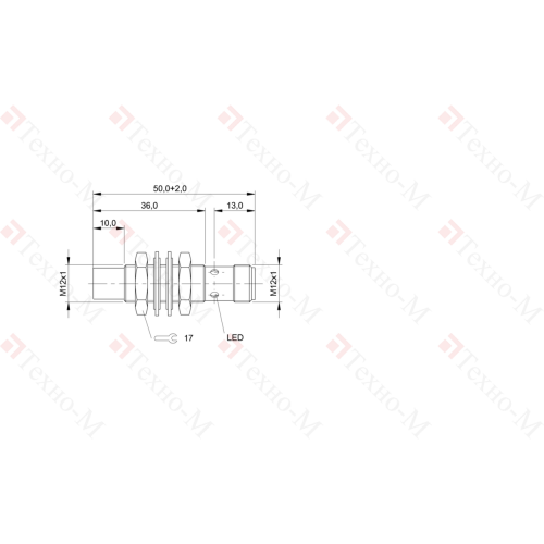 Индуктивный датчик Balluff BES M12MD1-NSC80E-S04G