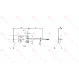 Емкостной датчик Balluff BCS R08RRE-POM80C-EP02