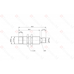 Индуктивный датчик расстояния Balluff BAW M18MG-UAC16F-S04G-K
