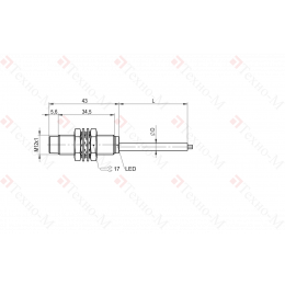 Индуктивный датчик расстояния Balluff BAW M12MF-IAC70G-BP02