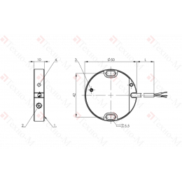 Емкостной датчик уровня Balluff BCS D50OO04-NPCFAC-EV02