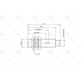 Индуктивный датчик Balluff BES M18MN-USU80B-S21G