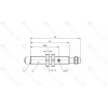Емкостной датчик Balluff BCS M08T4E2-NSM15C-S49G