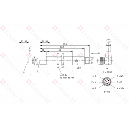 RFID головка чтения/записи Balluff BIS M-304-003-S115