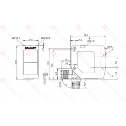 Оптический датчик Balluff BOS 23K-GI-RD10-S4