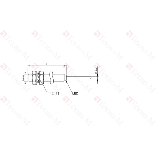 Индуктивный датчик Balluff BES M08EF-PSC15B-BP02-003