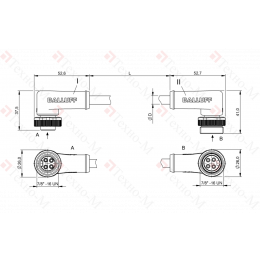 Соединительный кабель Balluff BCC A324-A324-30-304-VX44W6-006