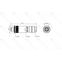 Разъем Balluff BCC M474-0000-2A-000-01X475-000