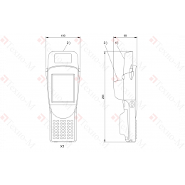 RFID портативный прибор чтения-записи Balluff BIS U-870-1-008-X-005