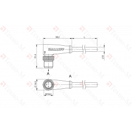 Разъем с кабелем Balluff BCC M423-0000-2A-037-VS8334-100