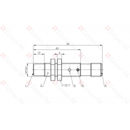 Емкостной датчик уровня Balluff BCS M12T4D2-POM80G-S04G