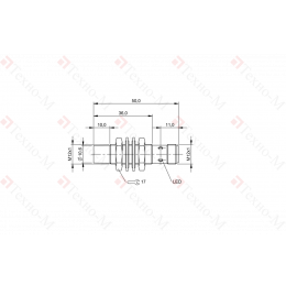 Индуктивный датчик Balluff BES M12MD1-PSC80E-S04G-W01